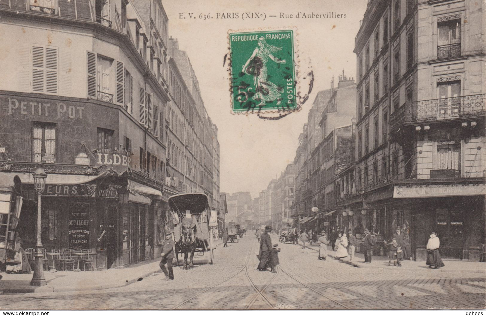 75 - Paris - Rue D'Aubervilliers XIXè - Other & Unclassified