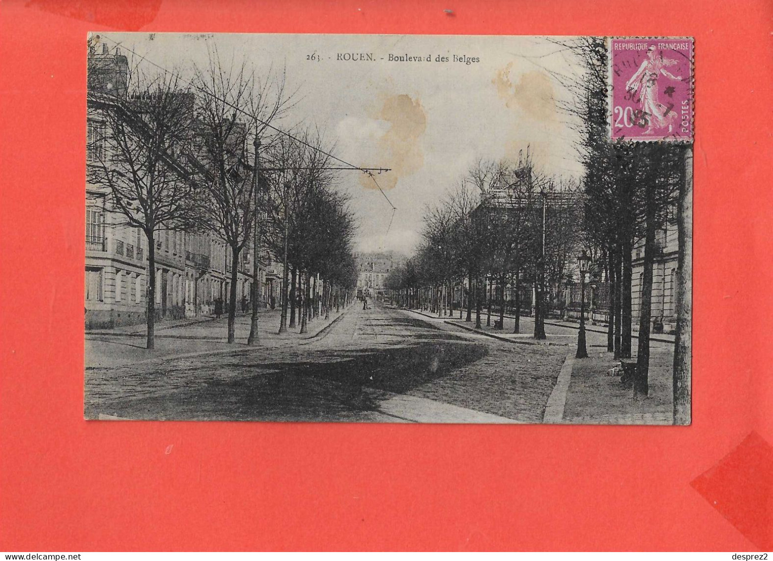 76 ROUEN Cpa Boulevard Des Belges       263 L ' Hirondelle - Rouen