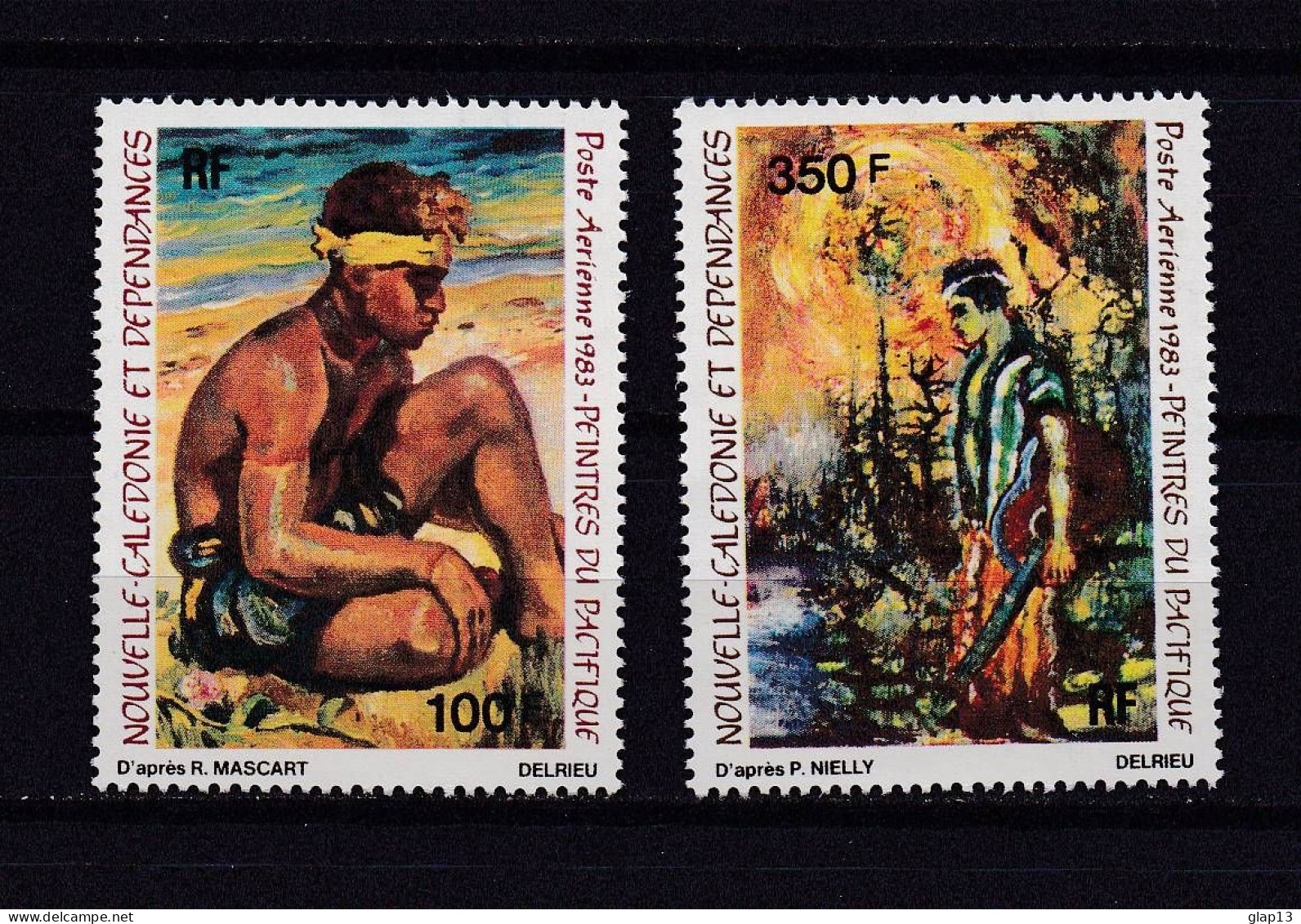 NOUVELLE-CALEDONIE 1983 PA N°234/35 NEUF** TABLEAUX - Unused Stamps