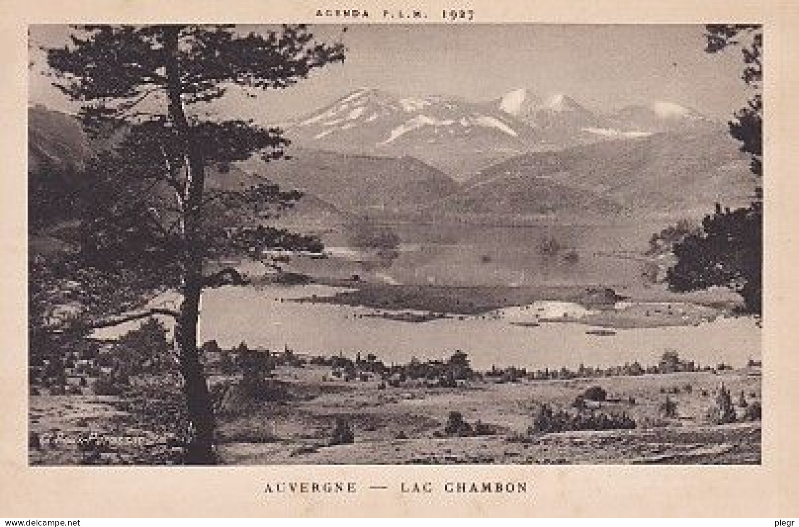 63077 01 26#0 - LAC CHAMBON - AGENDA PLM 1927 - Other & Unclassified