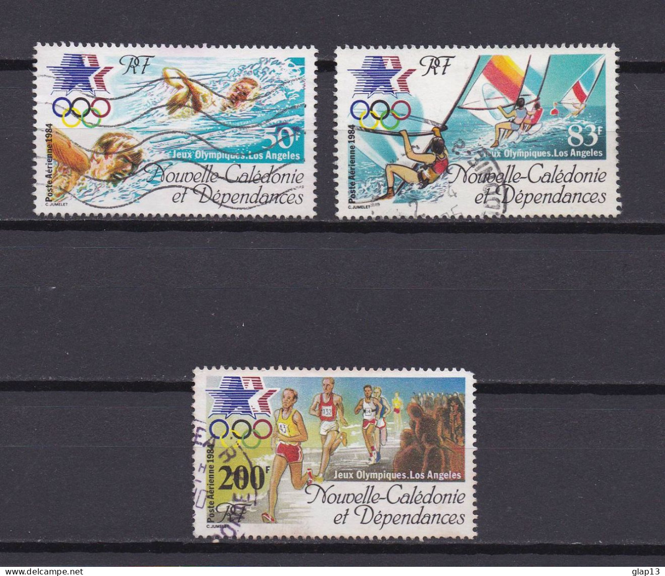 NOUVELLE-CALEDONIE 1984 PA N°240/42 OBLITERE JEUX OLYMPIQUES DE LOS ANGELES - Oblitérés