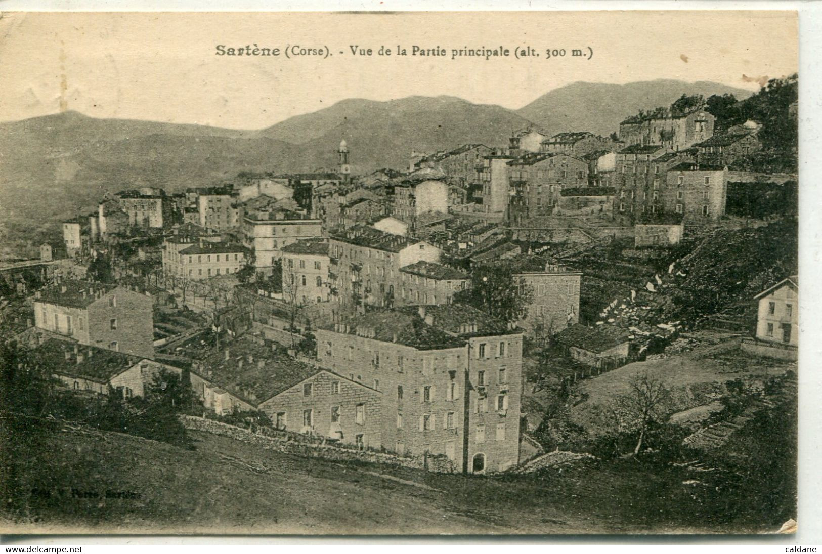 2A- CORSE -SARTENE -Vue De La Partie Principale - Sartene