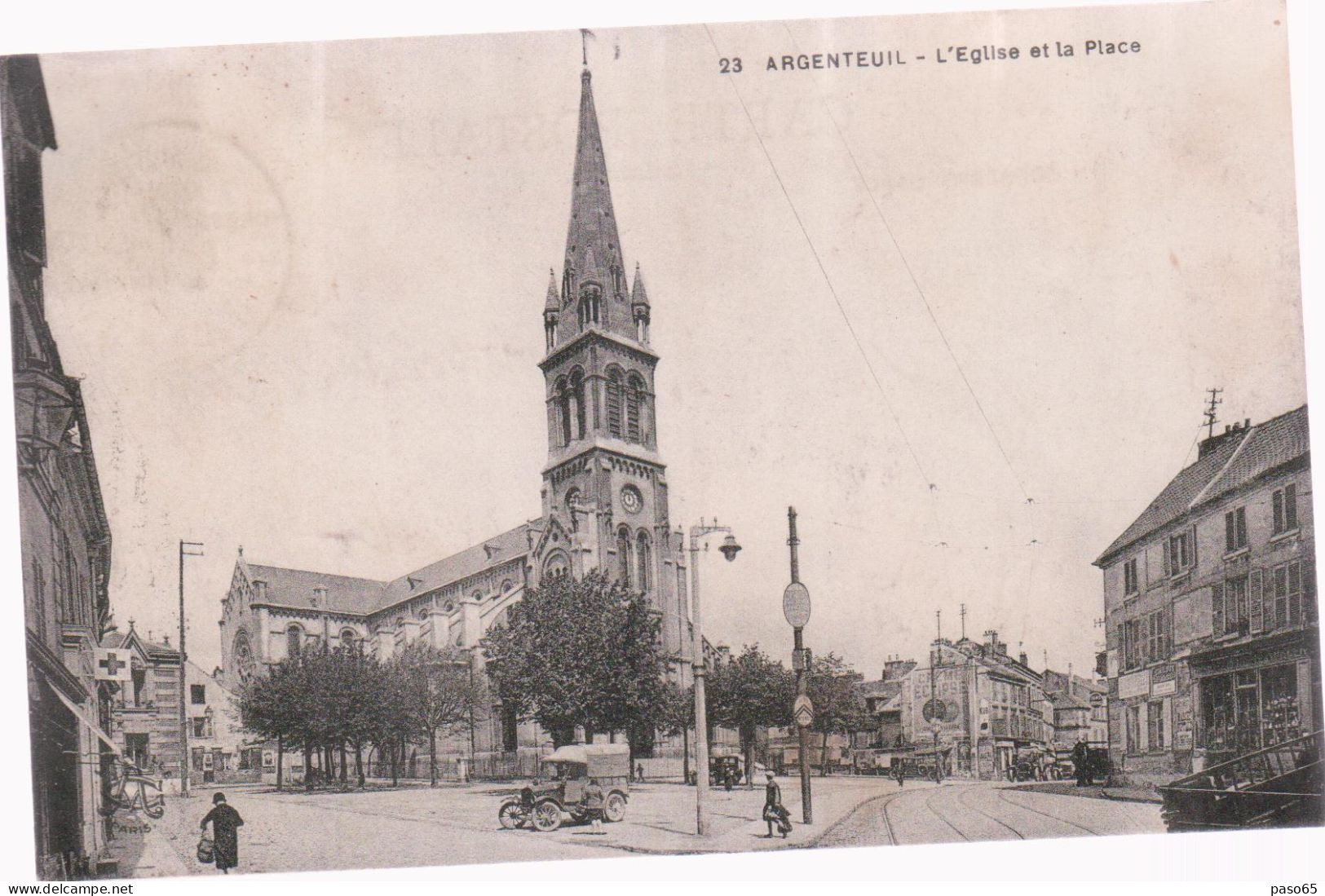 ARGENTEUIL - Eglise Et Place - Argenteuil