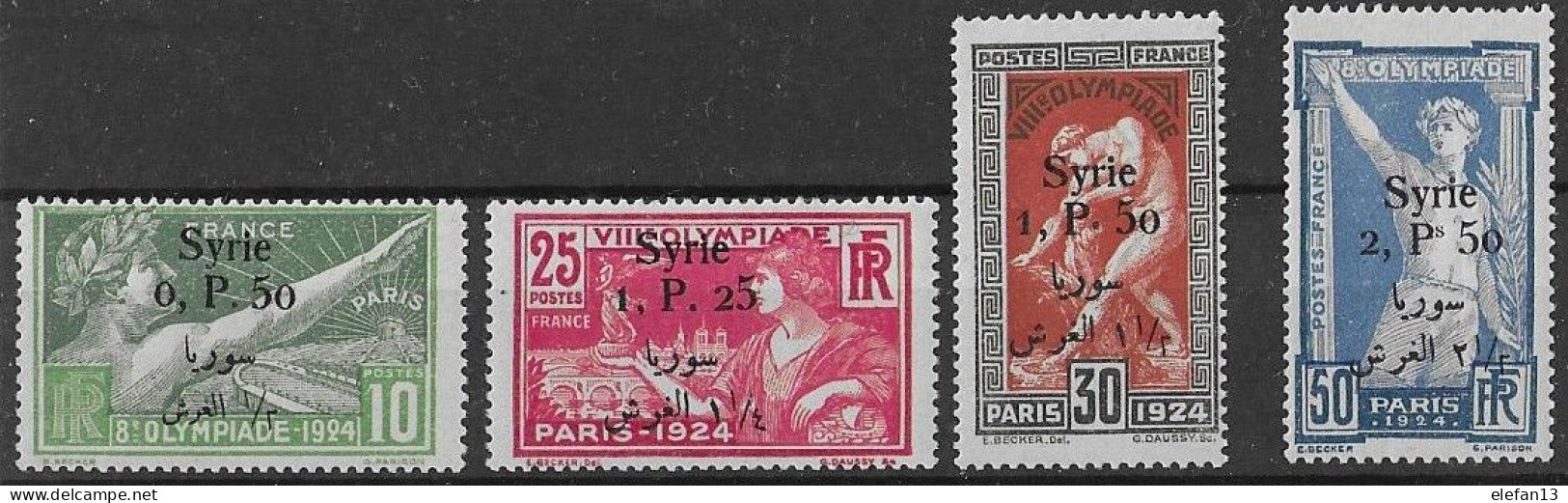 SYRIE N°149 à 152 **  4 Valeurs Série Complète Neuve Sans Charnière Luxe MNH - Neufs