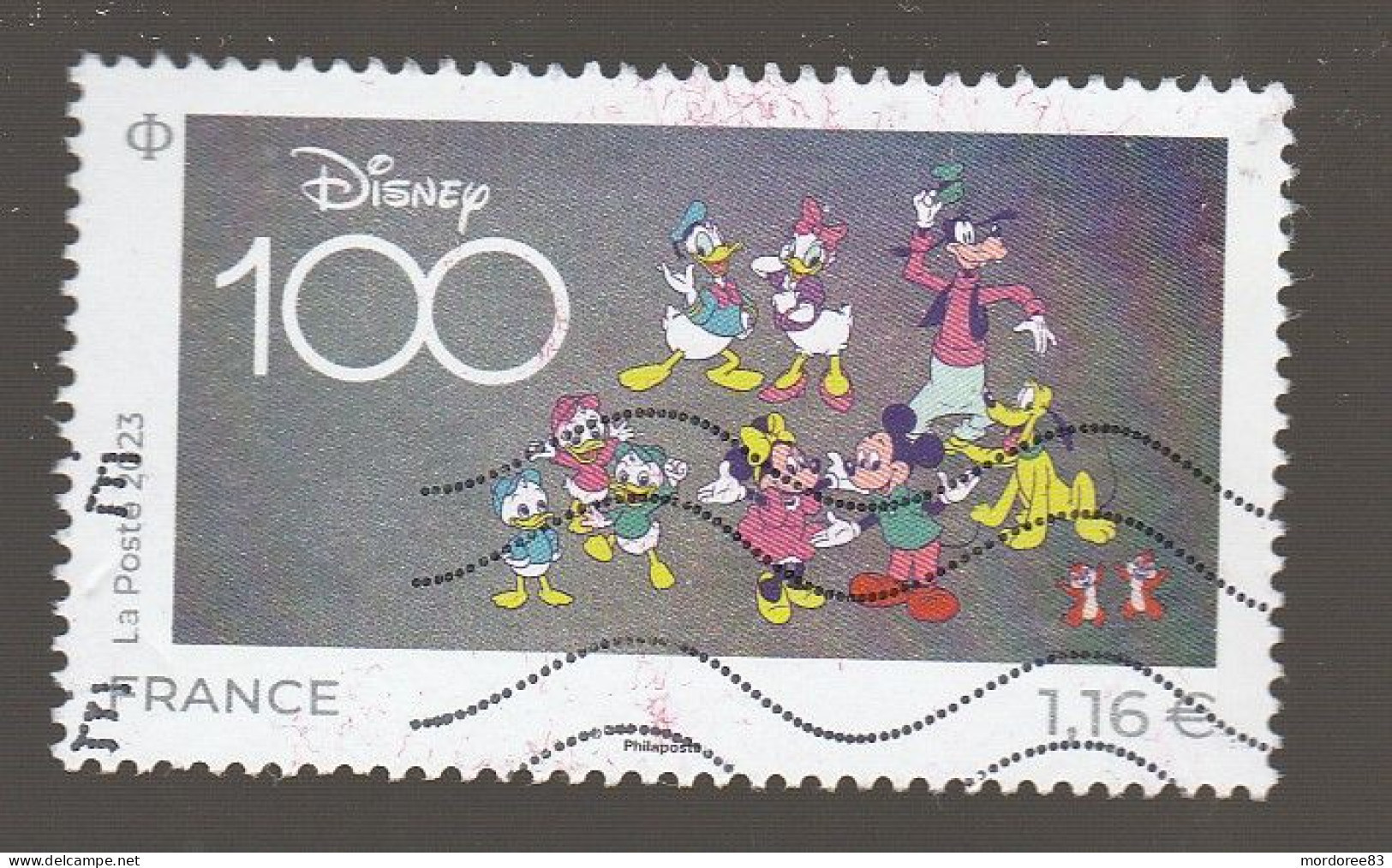 FRANCE 2023 100 Ans De Disney Oblitéré - Used Stamps