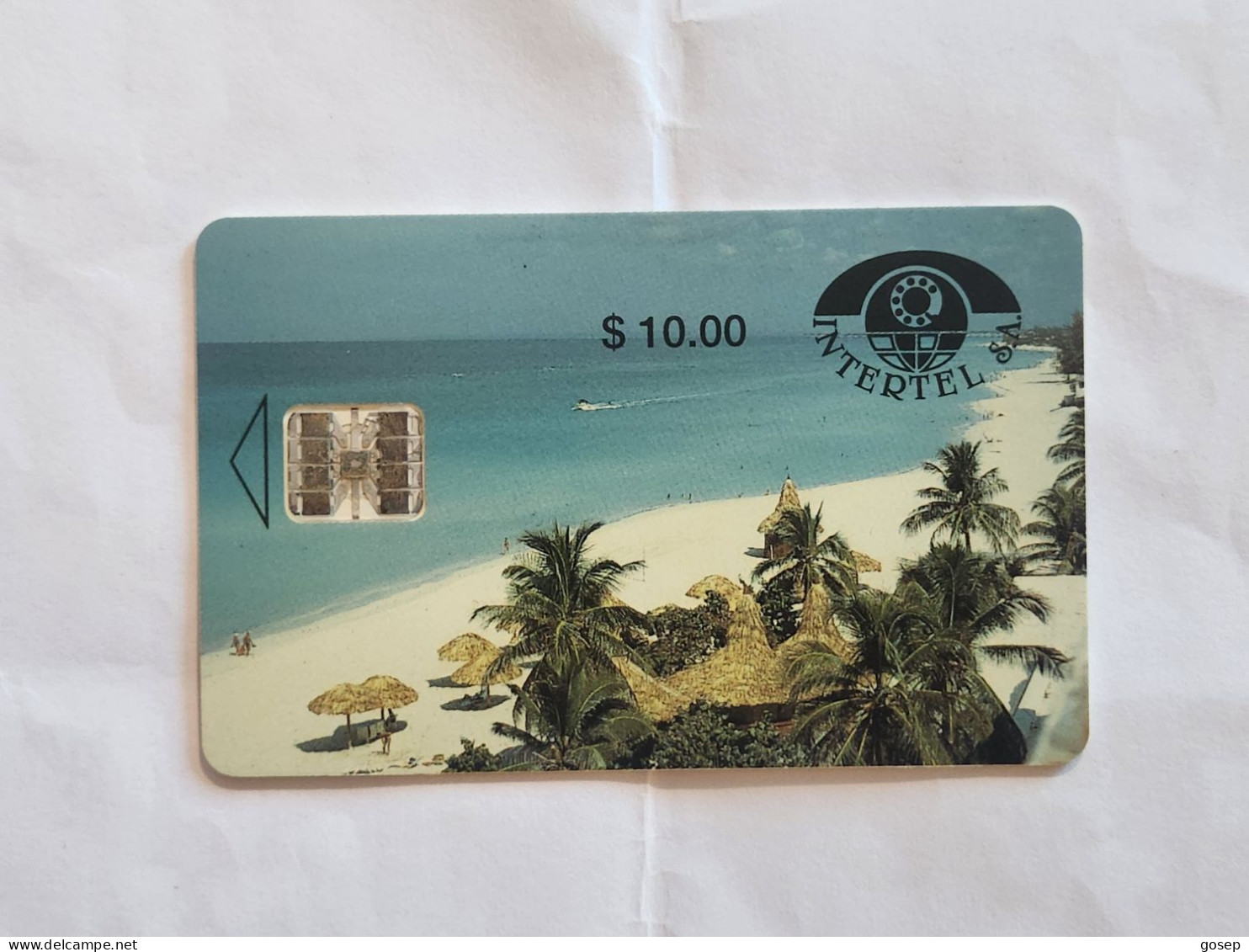 CUBA-(CU-ETE-0001Ba)-Playa De Varadero-Cuba Primera Emision-(80)-($10)-(03B04310)-used Card+1card Prepiad Free - Cuba