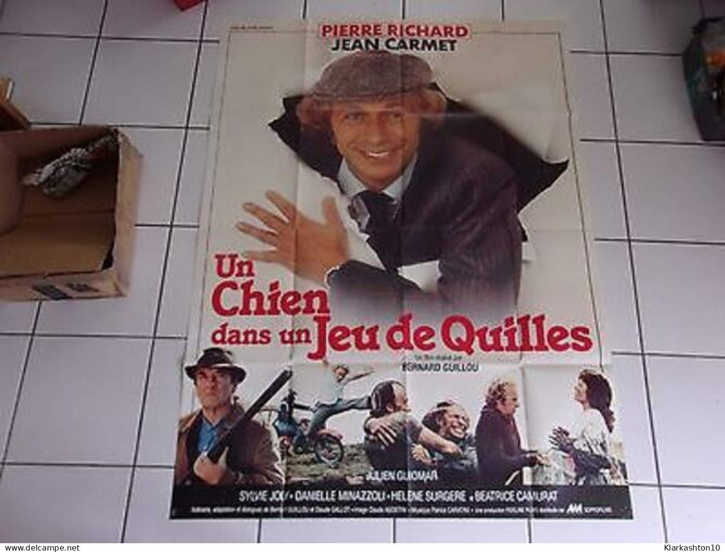 Affiche Originale 120 X 160 Film Un Chien Dans Un Jeu De Quilles - Plakate