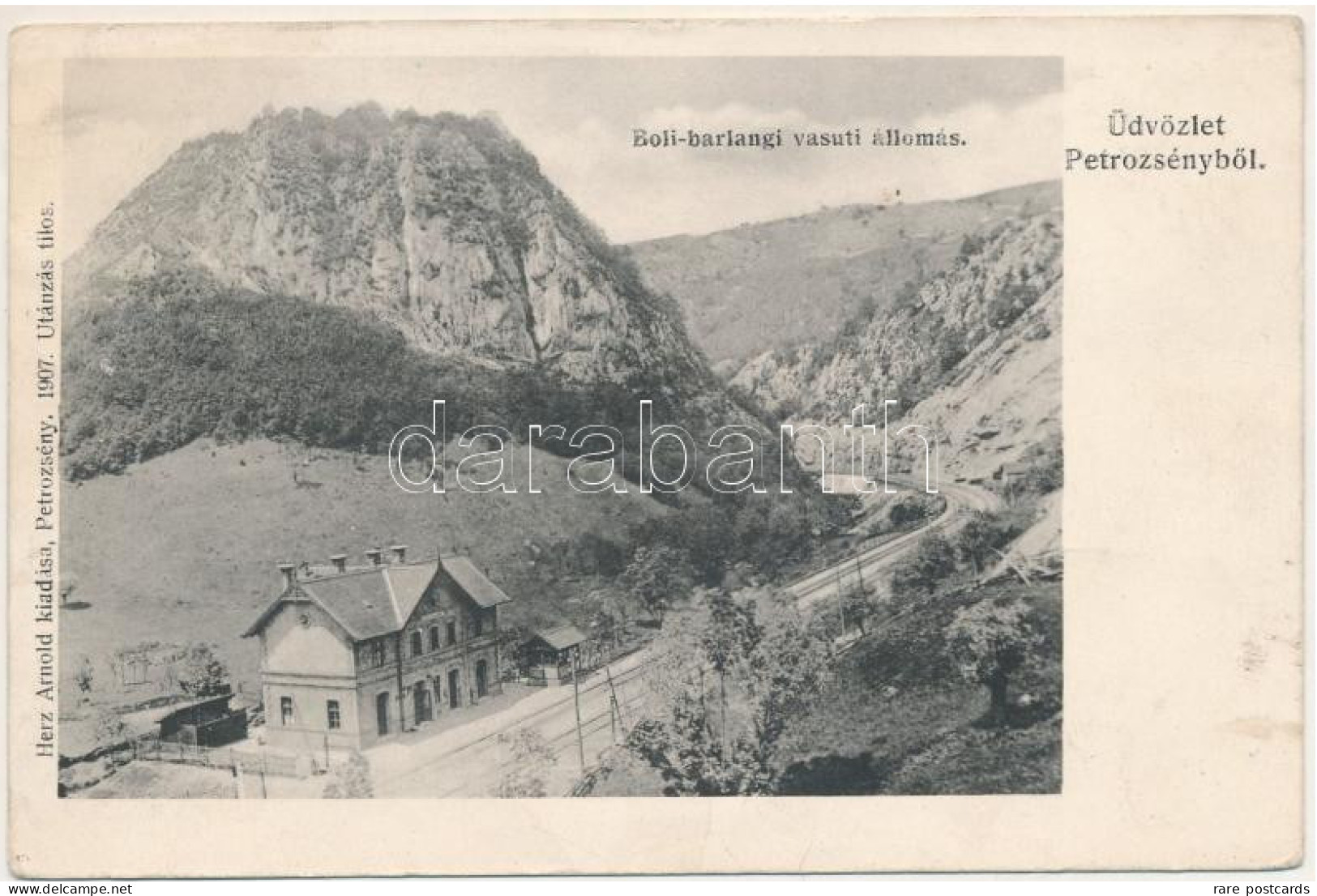 Petrosani 1908 - Railway - Romania