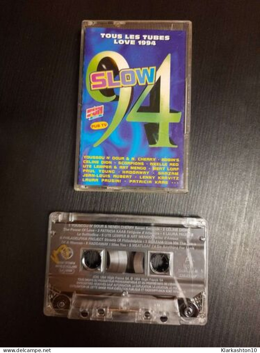 K7 Audio : Tous Les Tubes Love 1994 - Slow 94 - Cassettes Audio