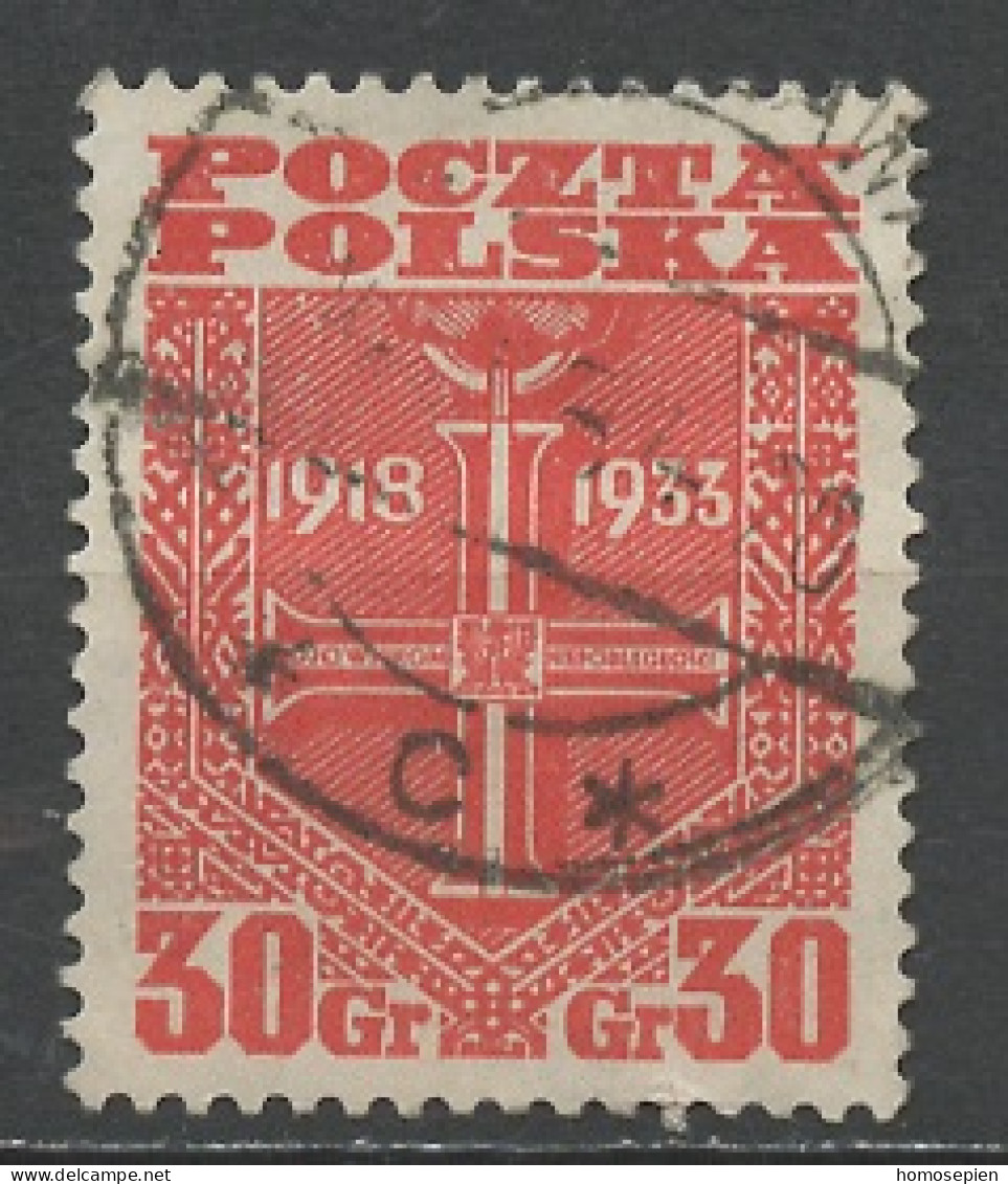 Pologne - Poland - Polen 1933 Y&T N°368 - Michel N°284 (o) - 30g Croix De L'indépendance - Gebraucht