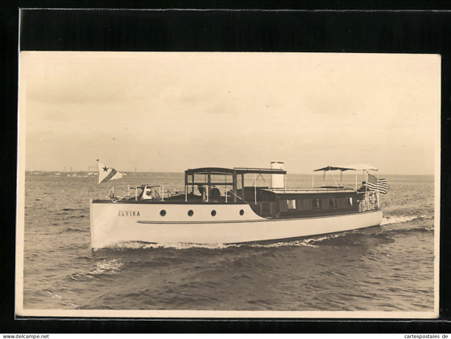 AK Motoryacht Elvira Auf Dem Wasser  - Other & Unclassified