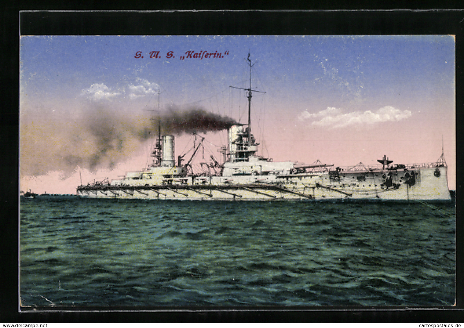 AK Kriegsschiff SMS Kaiserin  - Warships