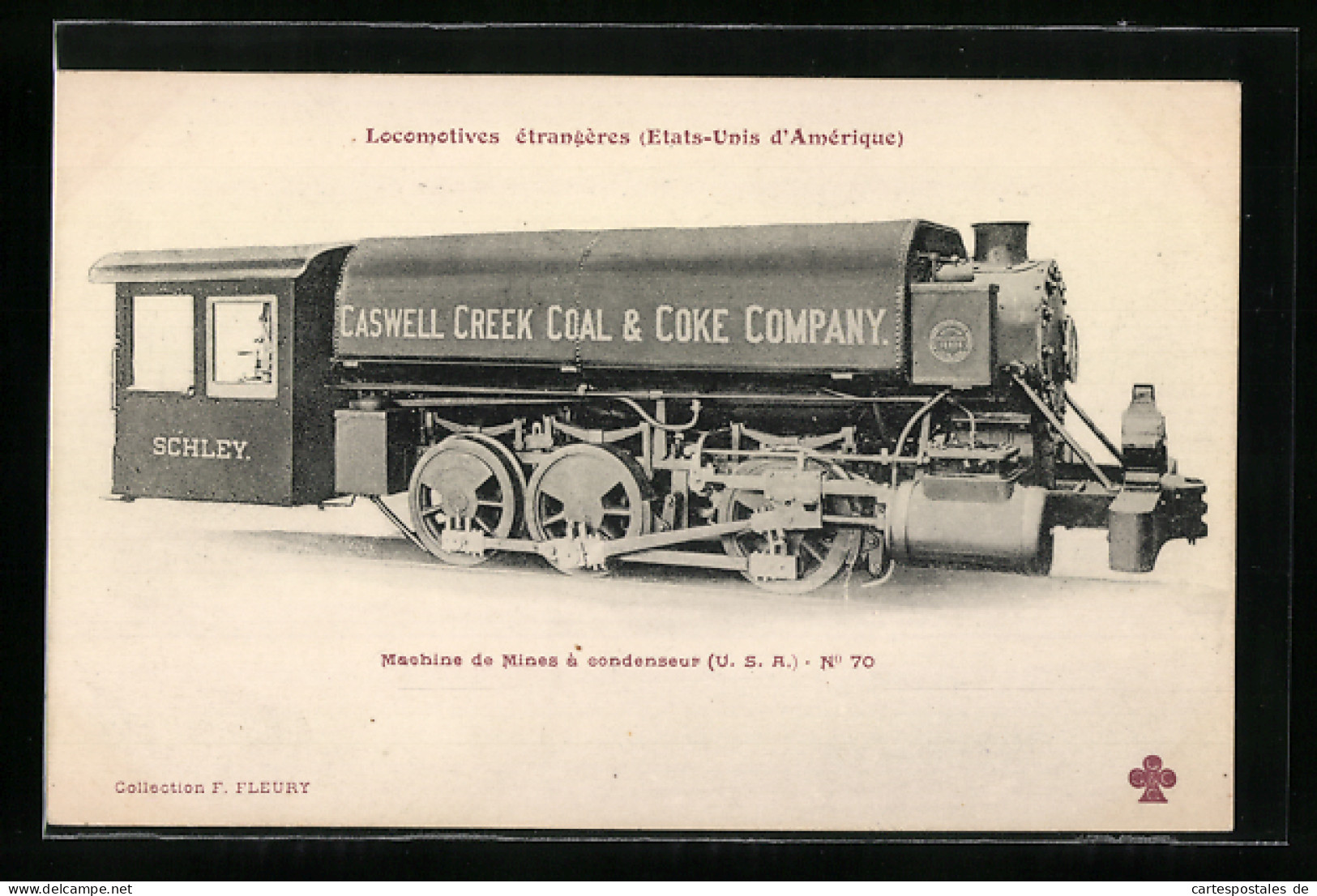 AK Machine De Mines à Condenseur, Caswell Creek Coal & Coke Company  - Trains