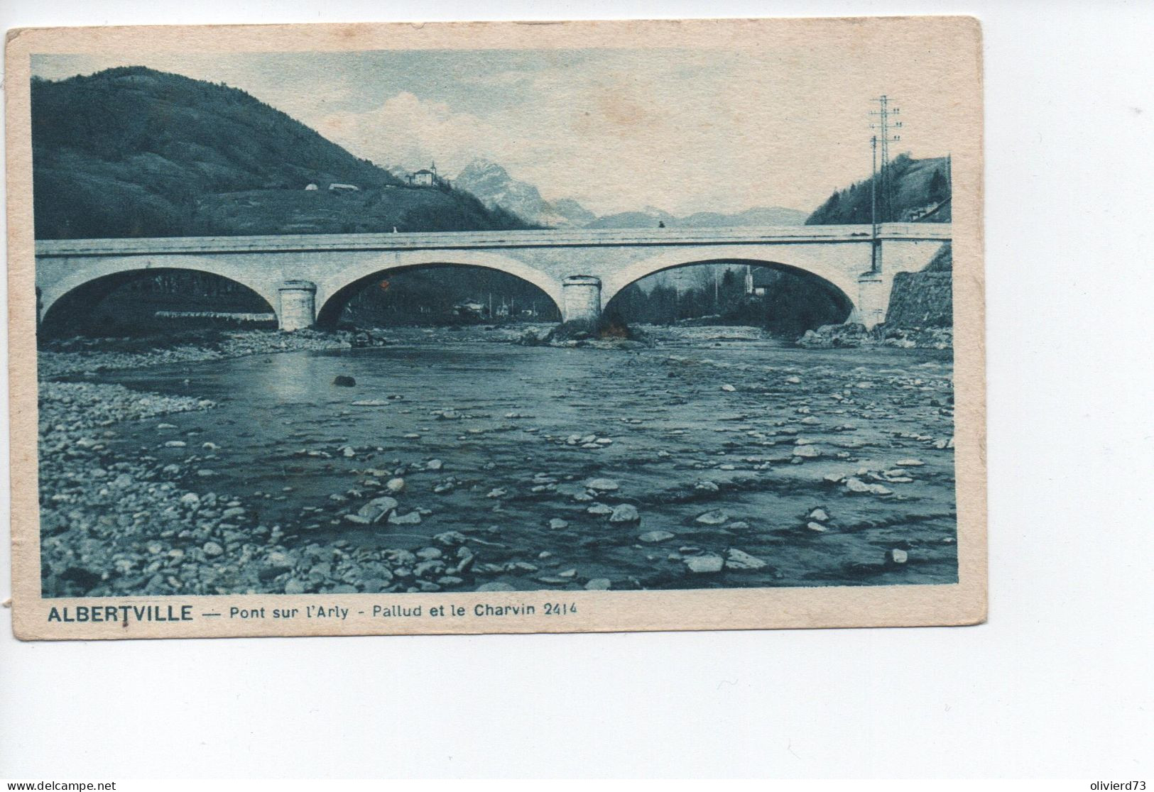 Cpa - 73 - Albertville - Pont Sur L'Arly  -  A VOIR - Albertville