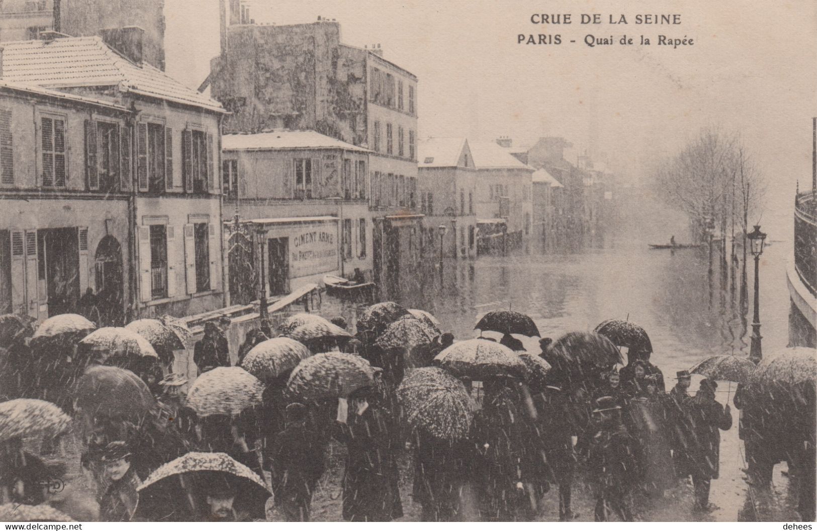 75 - Paris - Crue De La Seine - Quai De La Rapée - Paris Flood, 1910