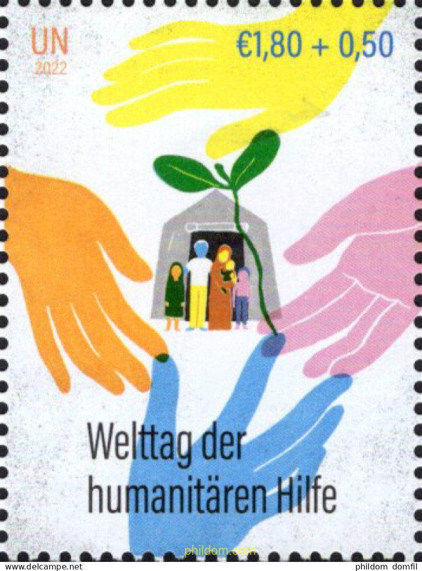 691059 MNH NACIONES UNIDAS. Viena 2022 DIA MUNDIAL DE LA AYUDA HUMANITARIA - Autres & Non Classés