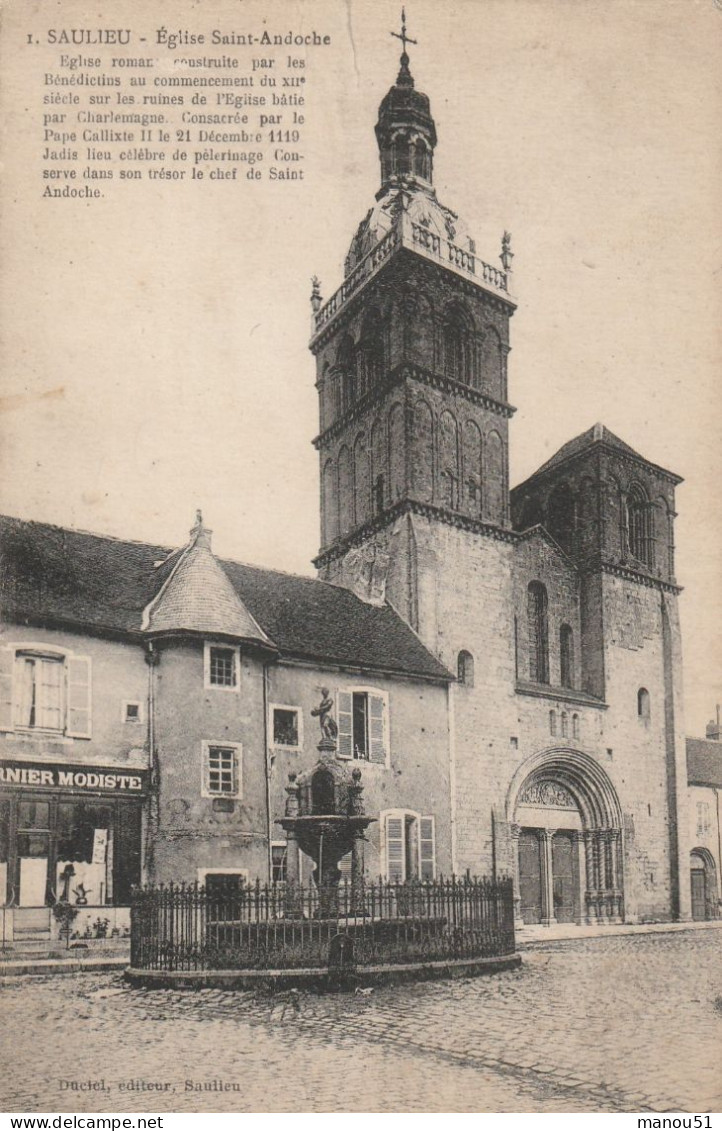 SAULIEU  Eglise St Andoche - Saulieu