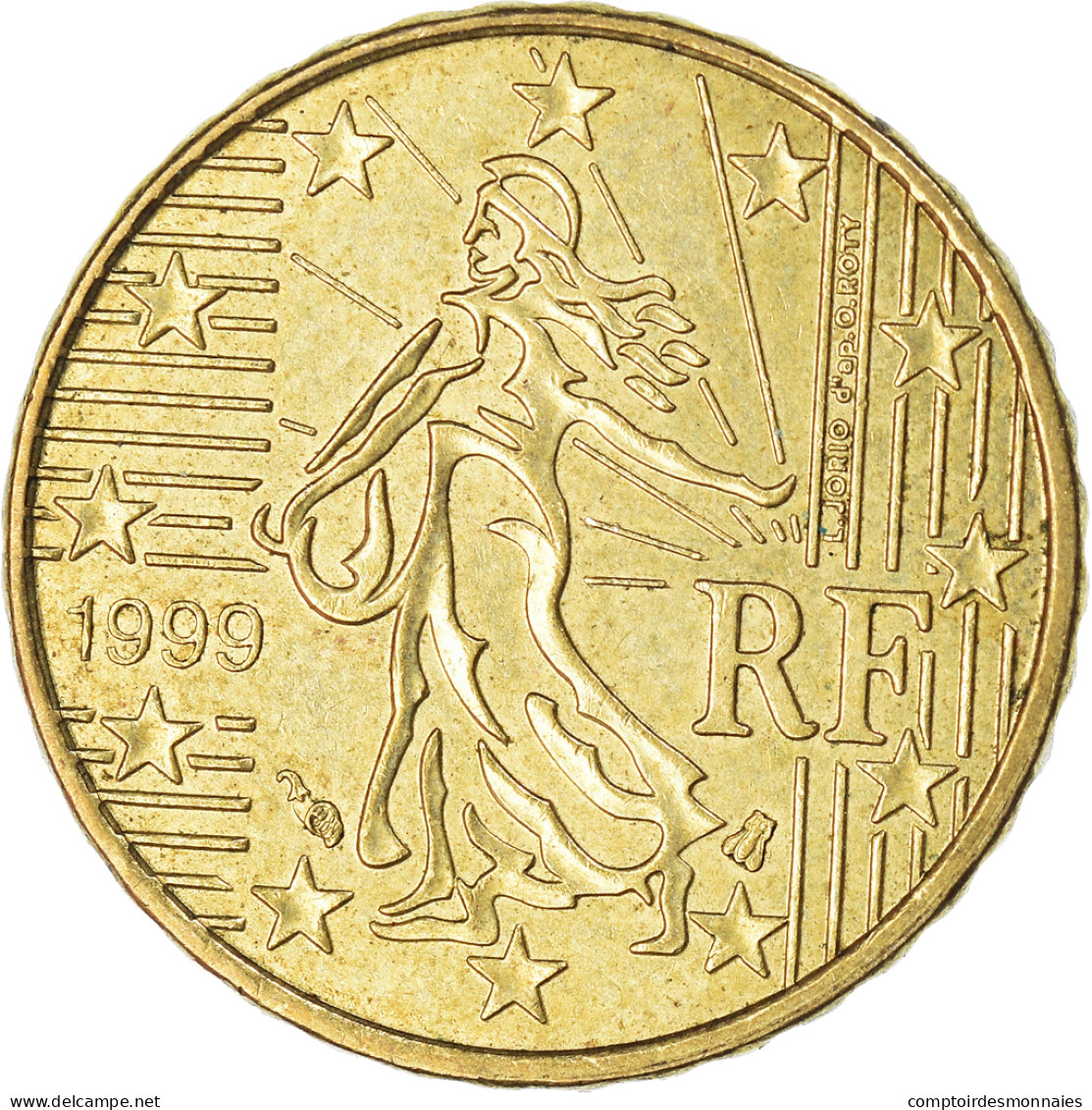 Monnaie, France, 10 Euro Cent, 1999 - France