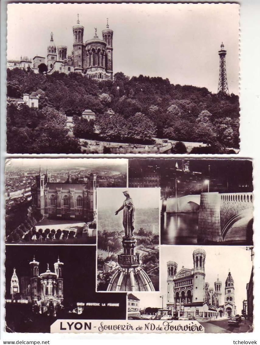 (69). Lyon. (260 Et Ss N° Notre Dame De Fourviere) & Clocher De La Charité & Chateau De Fourviere - Sonstige & Ohne Zuordnung