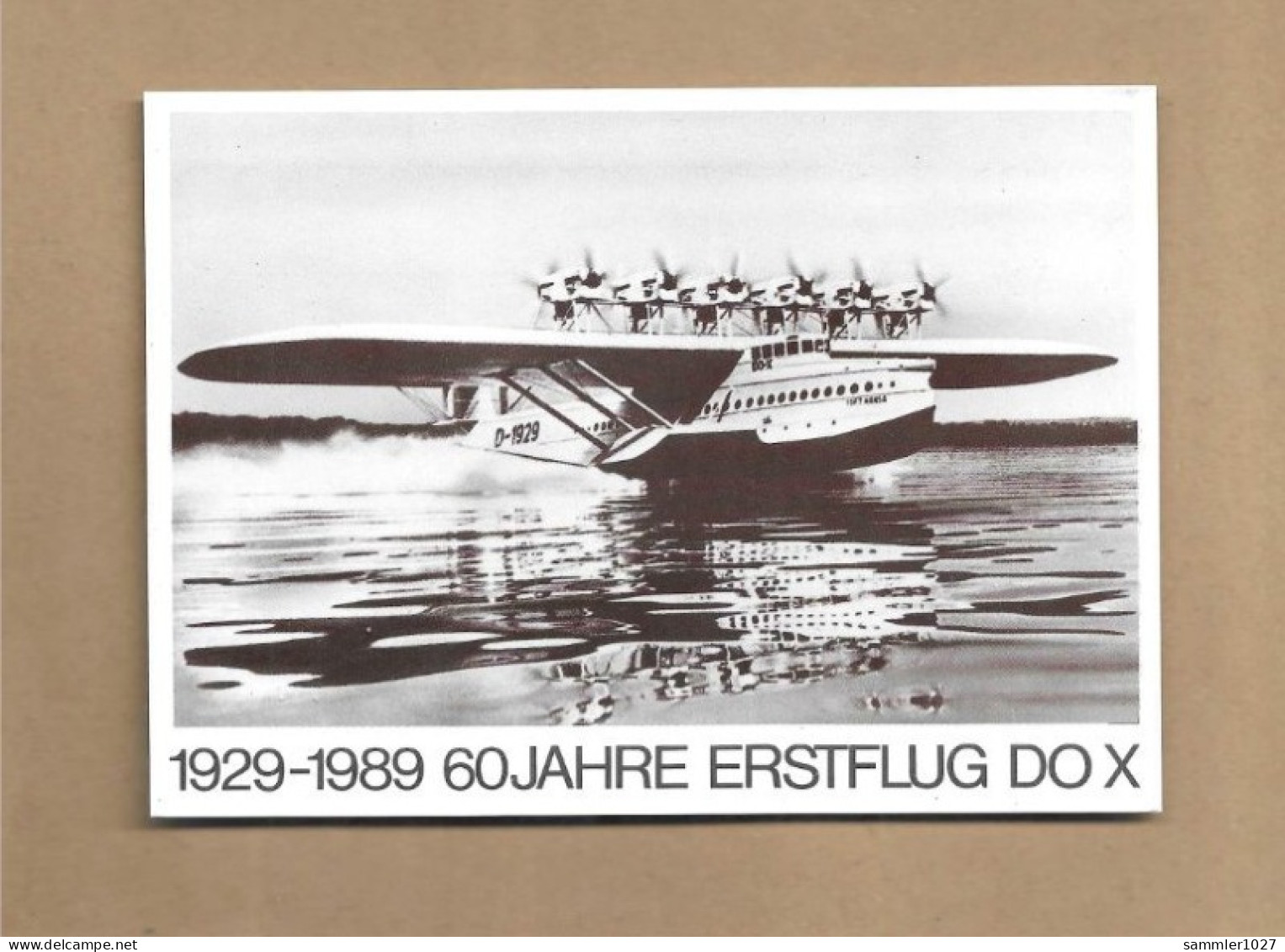 Los Vom 20.05 -  Sammlerkarte Aus Friedrichshafen 1989 - Covers & Documents