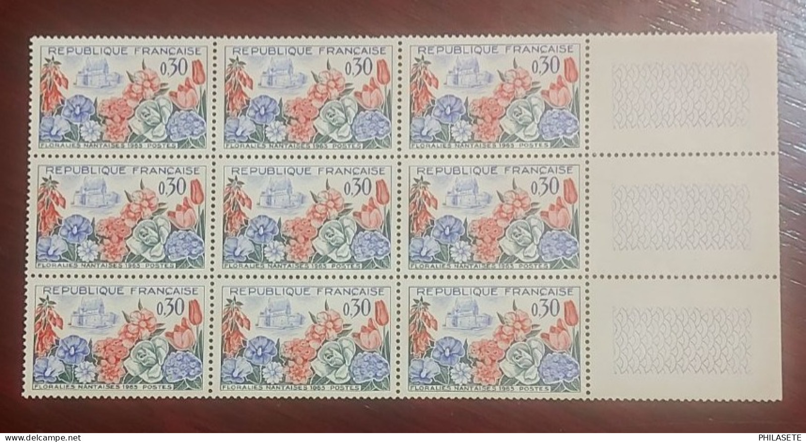 France  Neufs N** Bloc De 9 Timbres YT N° 1369 Floralies Nantaises - Nuevos