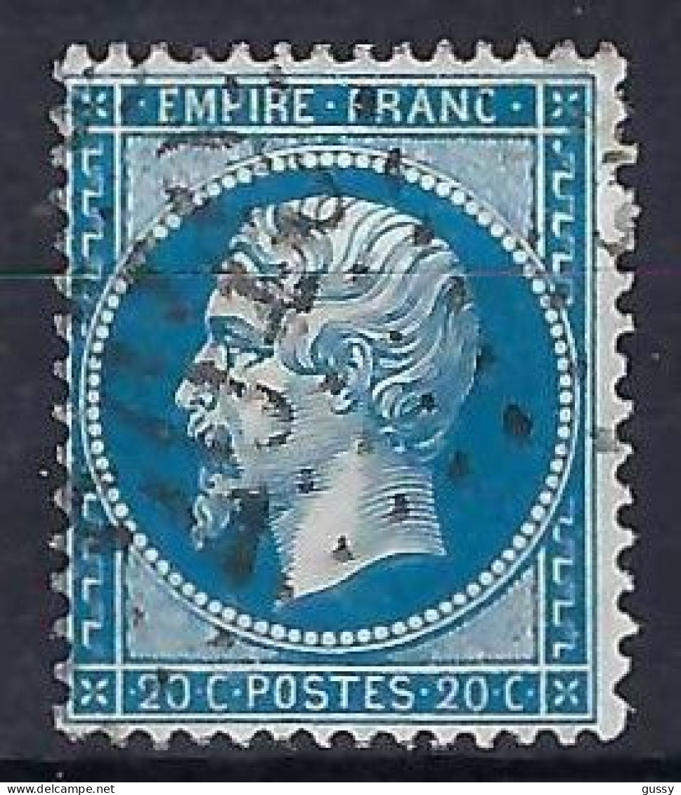 FRANCE Classique, B Obl. GC Des Villes Sur TP Isolés: GC 2049 (Limoges,1) Sur Y&T 22 - 1862 Napoleon III