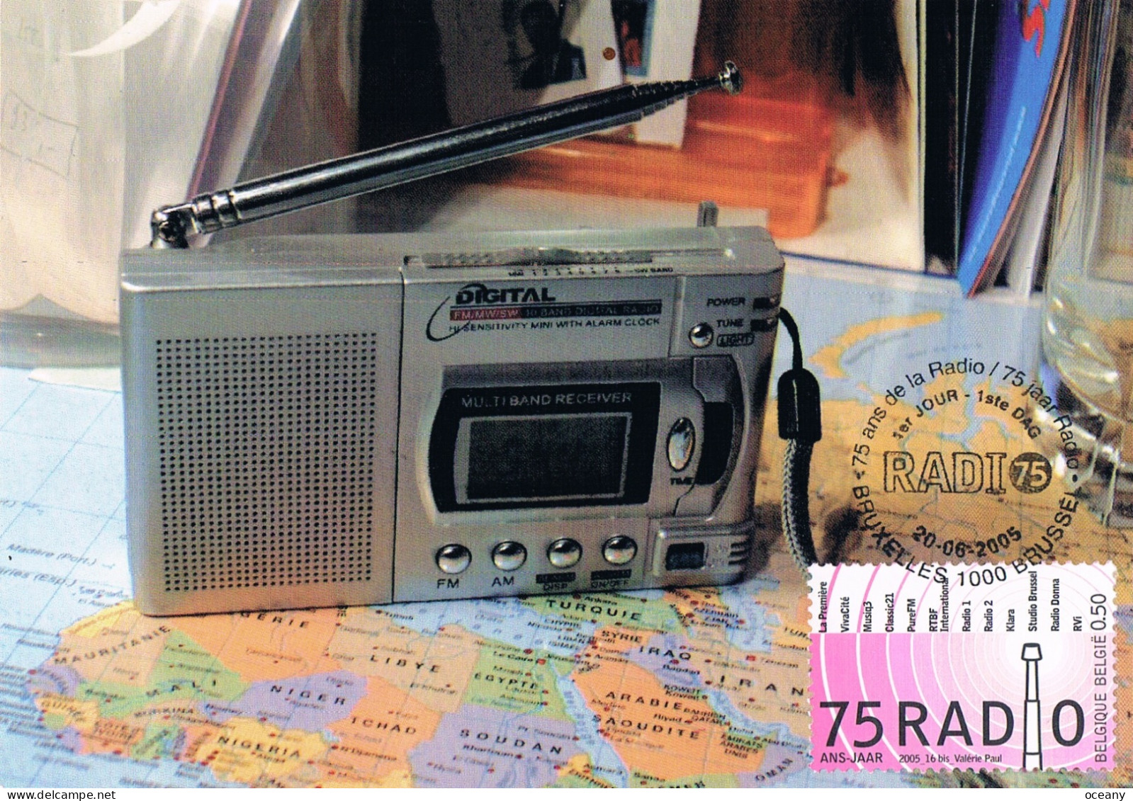 Belgique - 75 Ans De La Radio CM 3415 (année 2005) - 2001-2010