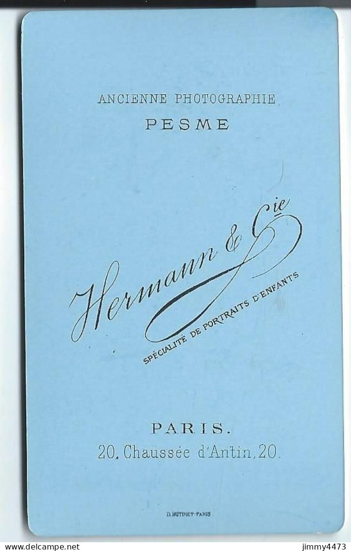 CARTE CDV - Edit-Phot.(PESME) HERMANN & Cie - Portrait D'un Jeune Garçon En Marin à Identifier - Tirage Aluminé 19 ème - Old (before 1900)