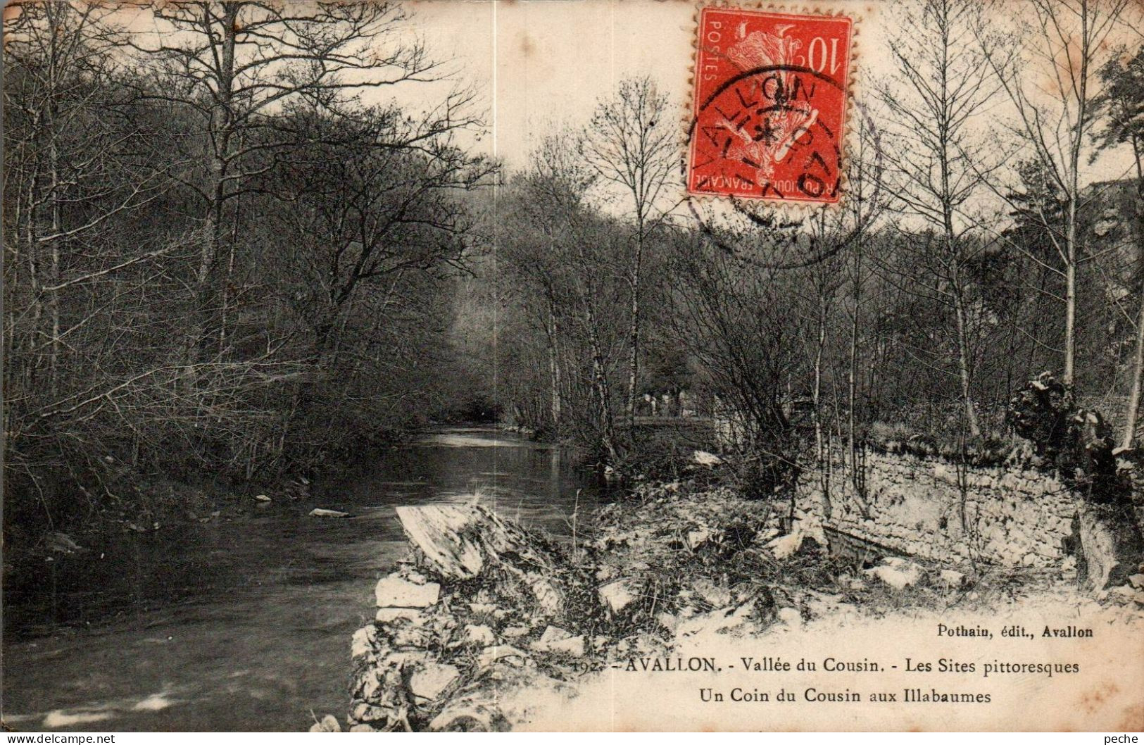 N°3038 W -cpa Avallon -vallée Du Cousin- - Nogent-sur-Seine