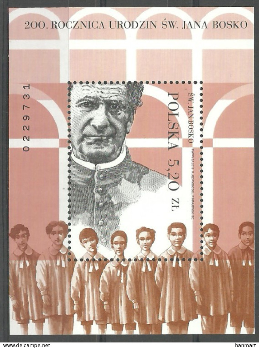 Poland 2015 Mi Block 242 Fi Block 278 MNH  (ZE4 PLDbl242) - Other