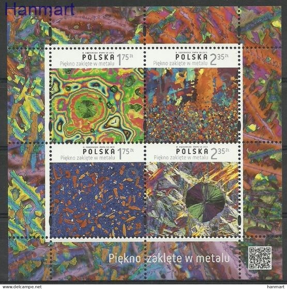 Poland 2015 Mi Block 243 Fi Block 279 MNH  (ZE4 PLDbl243) - Autres