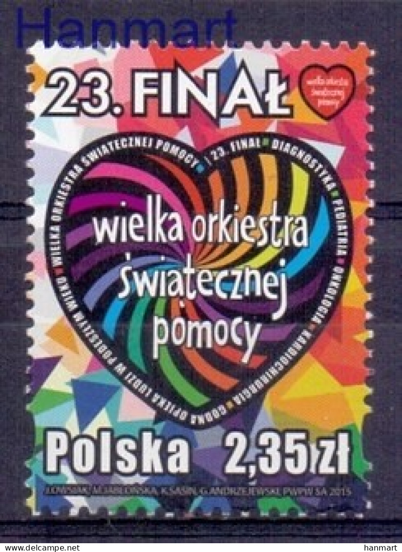 Poland 2015 Mi 4750 Fi 4600 MNH  (ZE4 PLD4750) - Other & Unclassified