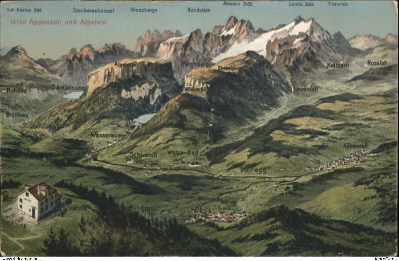 10892227 Appenzell IR Appenzell Alpenstein Gaebris  * Appenzell - Other & Unclassified
