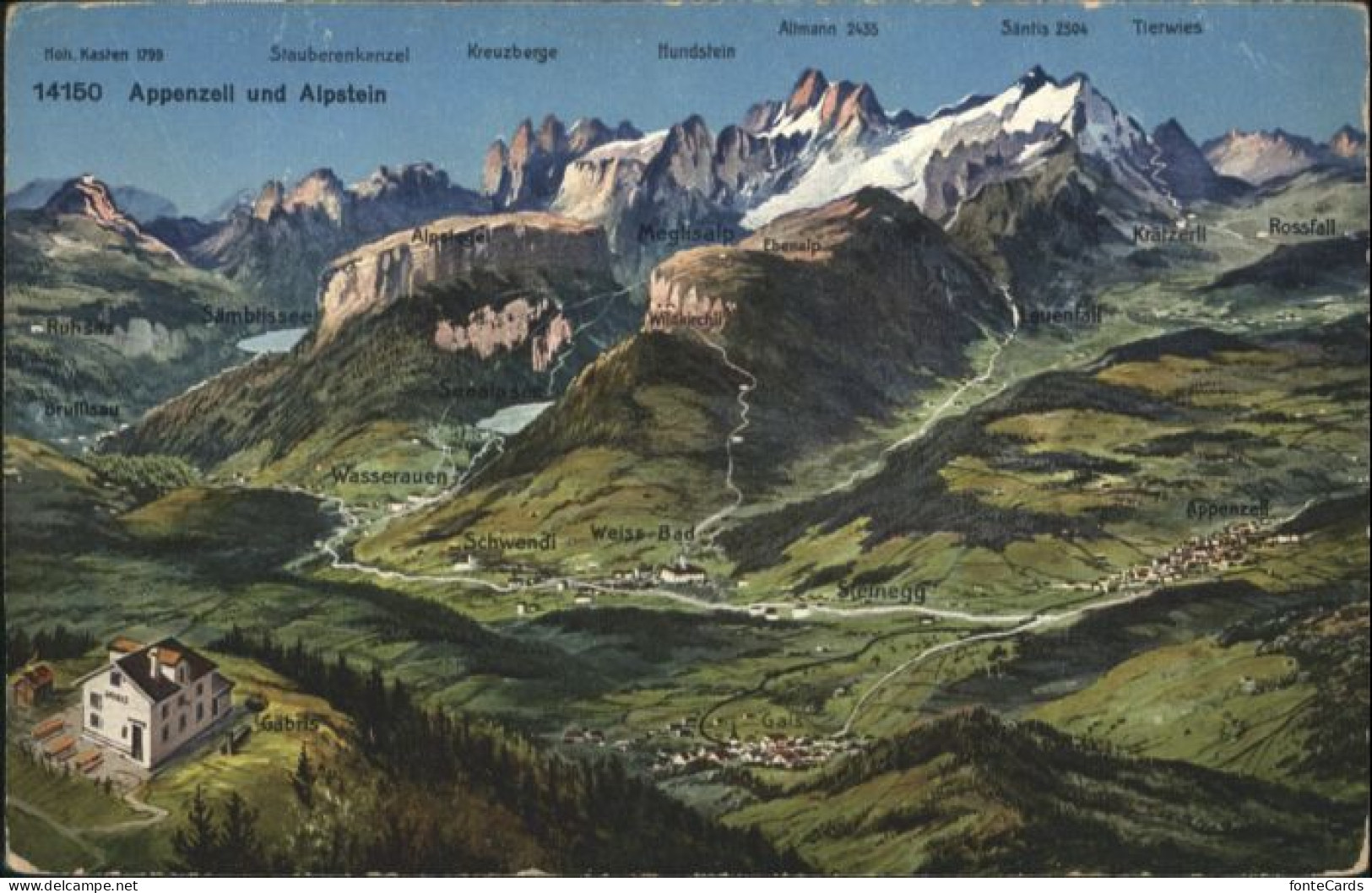 10892226 Appenzell IR Appenzell Alpenstein Gaebris  * Appenzell - Other & Unclassified