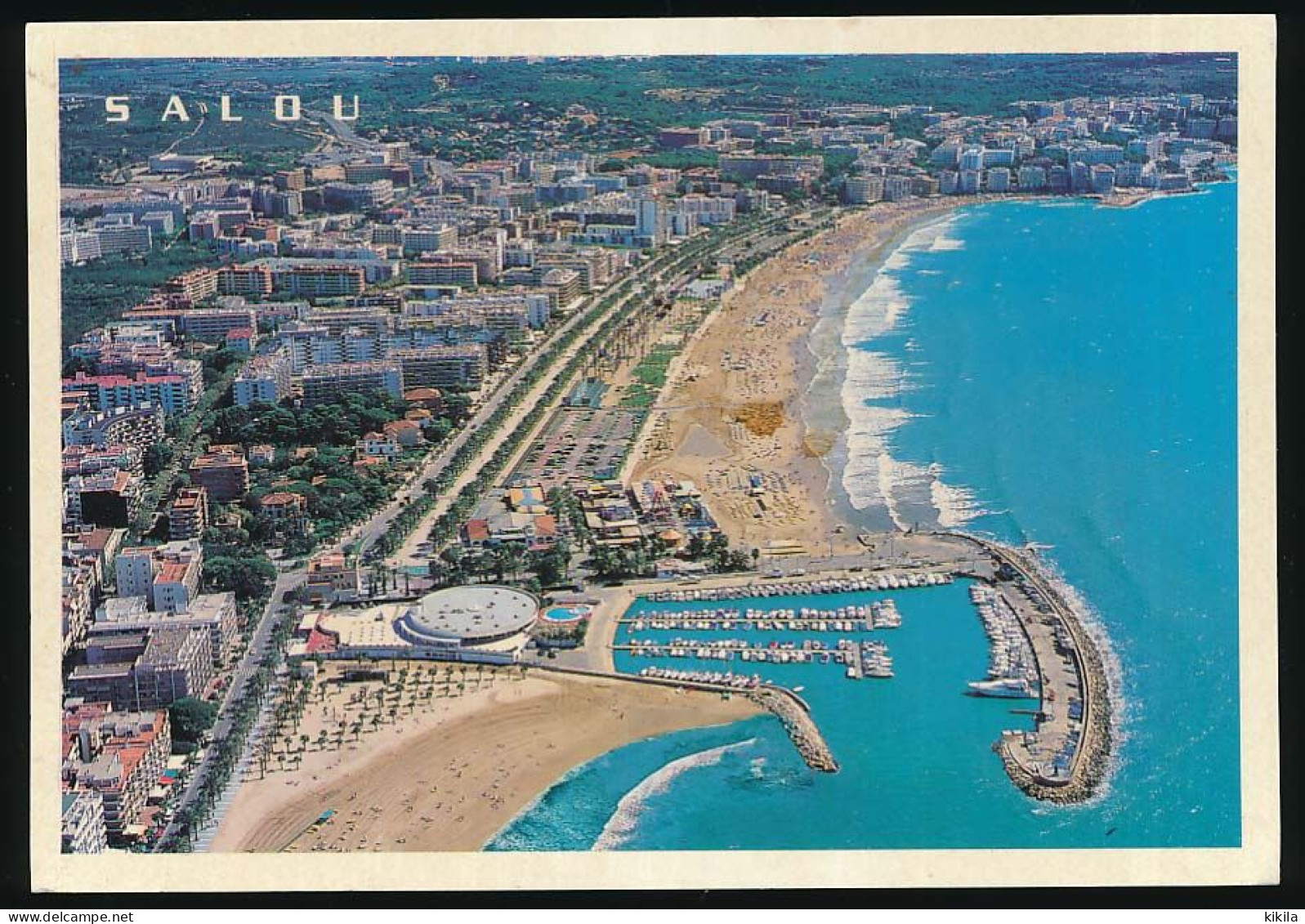 CPSM / CPM 10.5 X 15 Espagne (336) SALOU, 66  Costa Daurada Tarragona Vue Aérienne Sur Les Plages Et Le Port - Tarragona