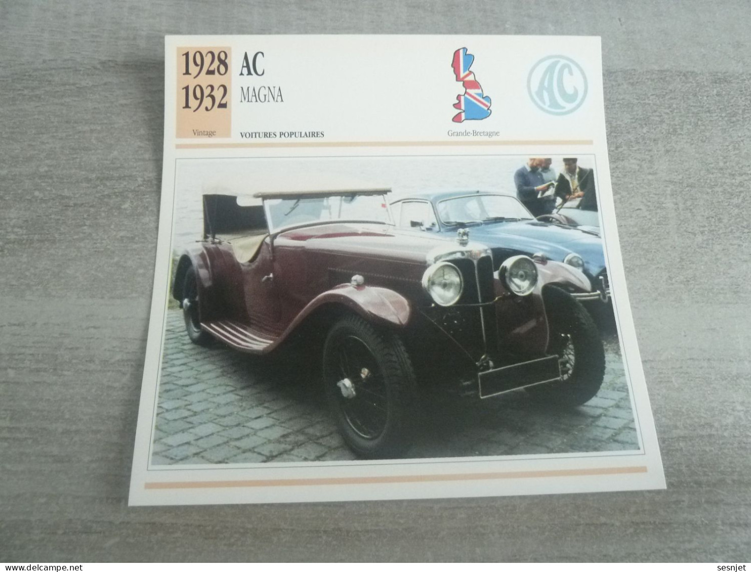 1928 -1932 - Voitures Populaires - Ac Magna - Moteur Six Cylindres - Grande-Bretagne - Fiche Technique - - Passenger Cars