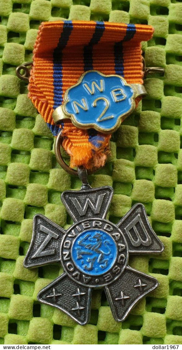 Medaile   :  Avondvierdaagse NWB -  Original Foto  !!  Medallion  Dutch . - Autres & Non Classés