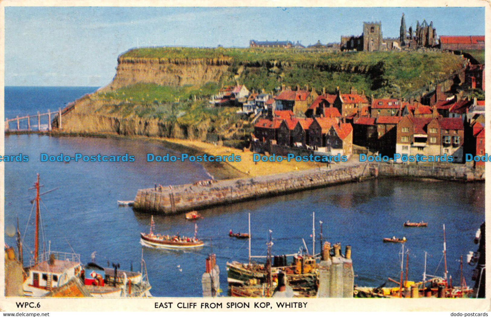 R068502 East Cliff From Spion Kop. Whitby. Chadwick. 1964 - World