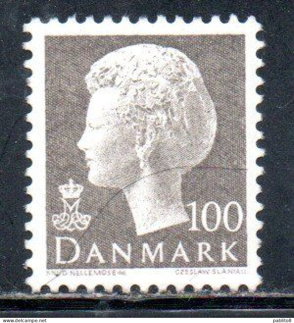 DANEMARK DANMARK DENMARK DANIMARCA 1974 1981 1975 QUEEN MARGRETHE 100o MNH - Unused Stamps