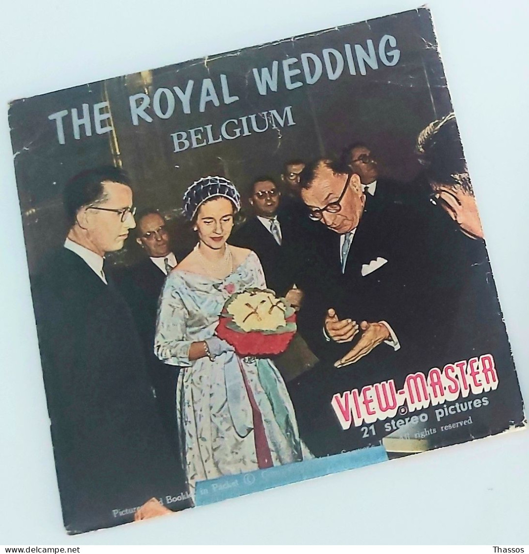 VIEW MASTER C 354 Royal Wedding King Baudouin And Queen Fabiola BELGIUM - Stereoscopic