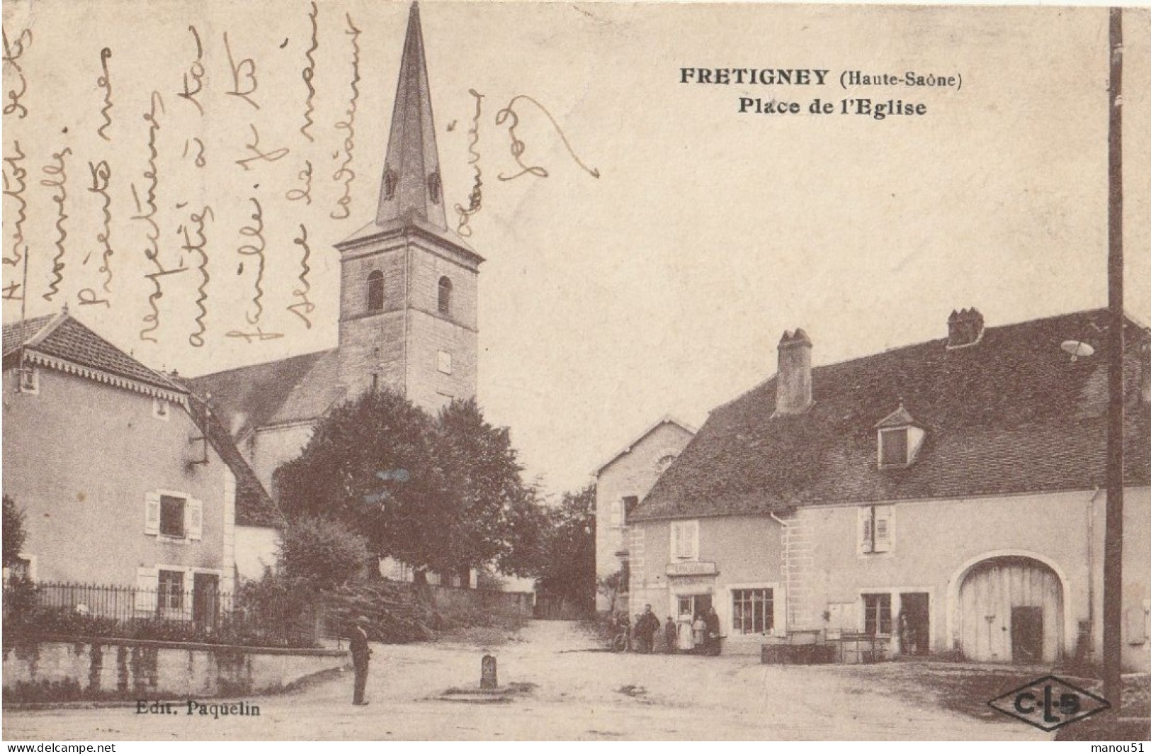 FRETIGNEY  Place De L'église - Autres & Non Classés