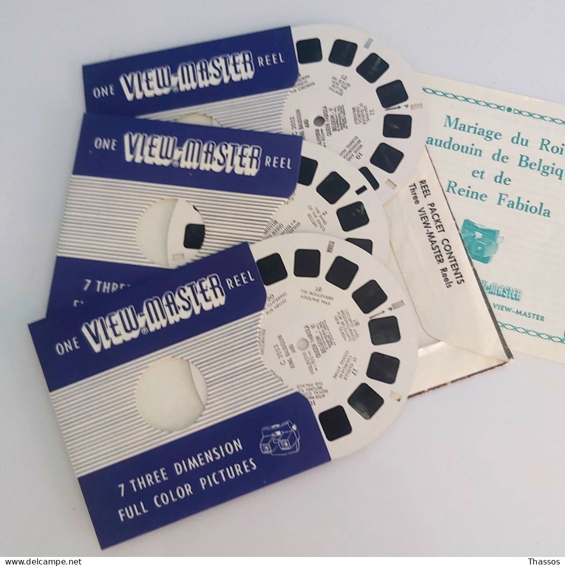 VIEW MASTER C 355 Royal Wedding King Baudouin And Queen Fabiola BELGIUM - Photos Stéréoscopiques