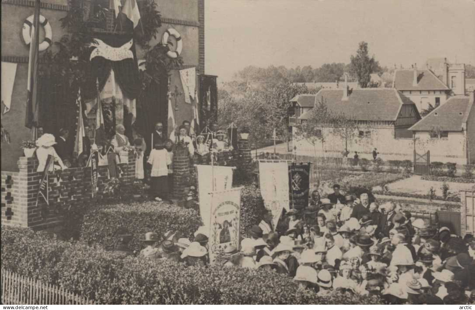 Photo Carte OUISTREHAM   Procession De RIVA Photo Richier - Ouistreham