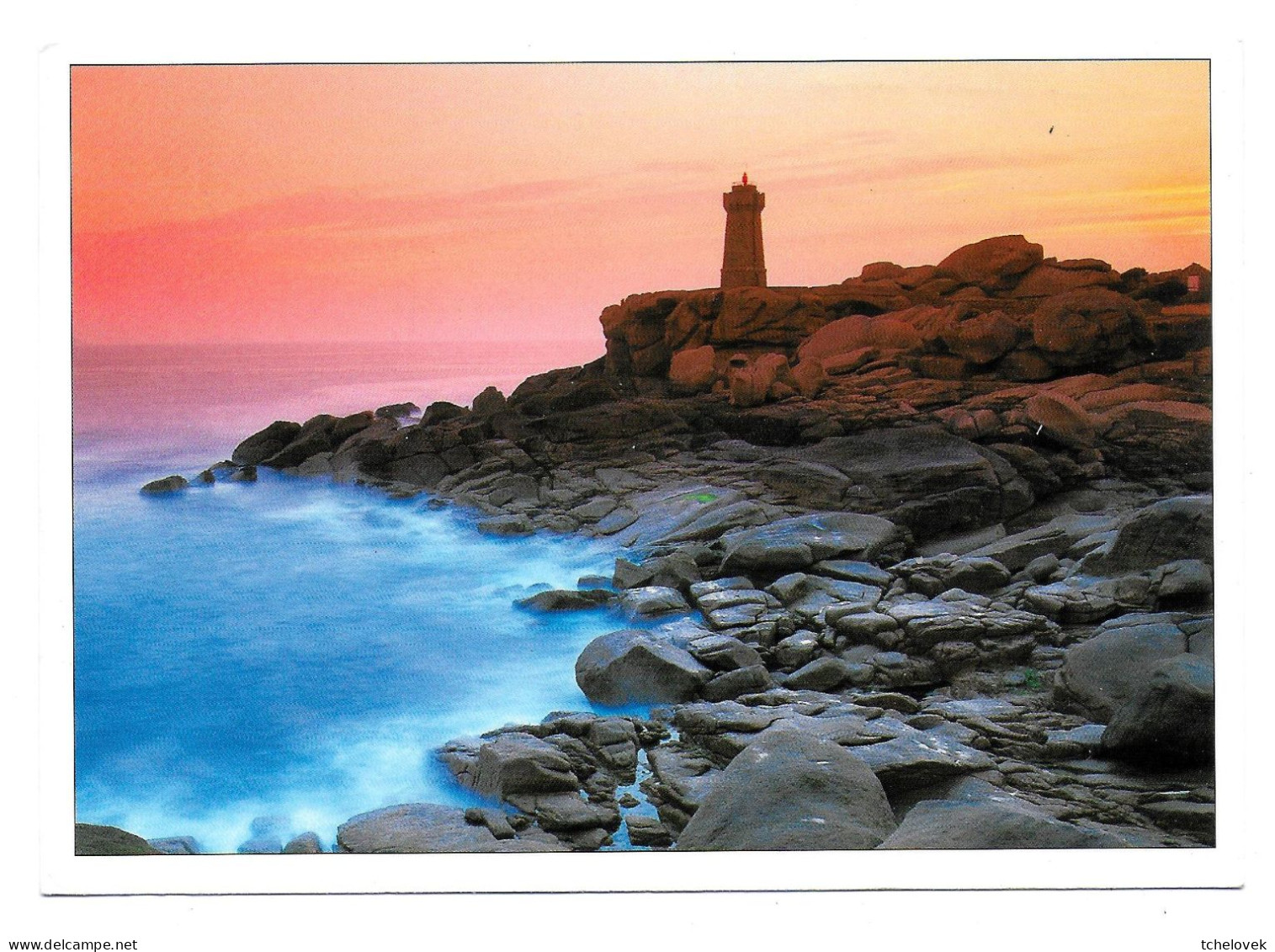 (22). Ploumanac'h. Cote Granit Rose Phare Sentier Douanier & (4) Phare Men-Ruz - Ploumanac'h