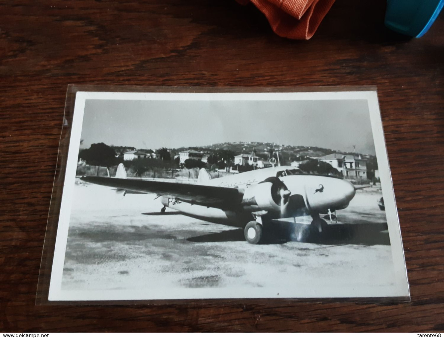Souvenir D Un Circuit Touristique Aérien En Corse 1949 Avion Lockeed - Bastia