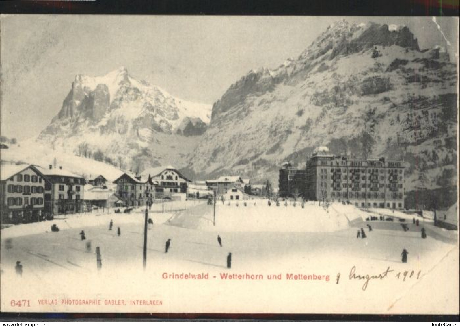 10891015 Grindelwald Grindelwald Wetterhorn Mettenberg * Grindelwald - Autres & Non Classés