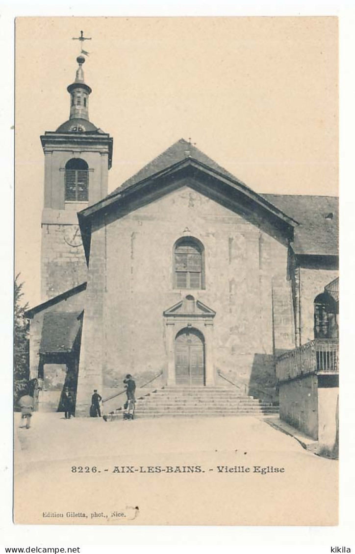 CPA 9 X 14 Savoie AIX LES BAINS Vieille église Carte Précurseur - Aix Les Bains