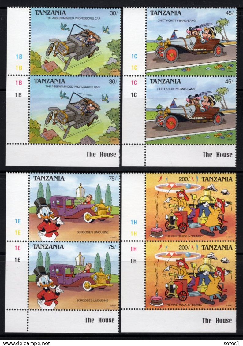 TANZANIA Yt. 520/523 MNH 2 St. 1990 - Tanzanie (1964-...)