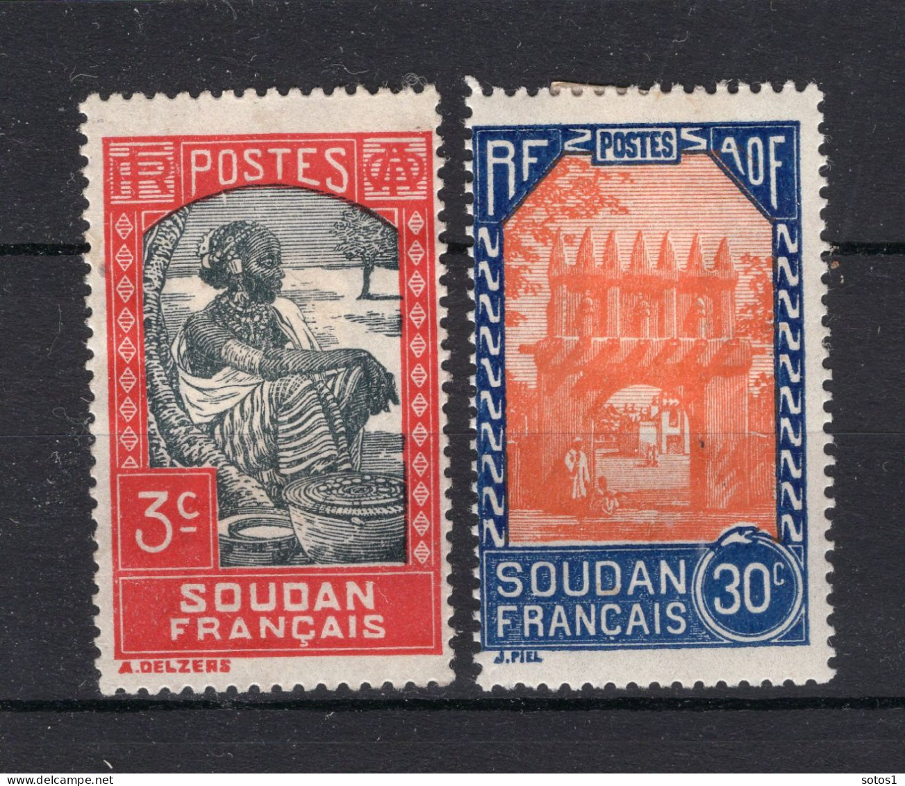 SOUDAN FR. Yt. 110/111 MH 1939-1940 - Unused Stamps
