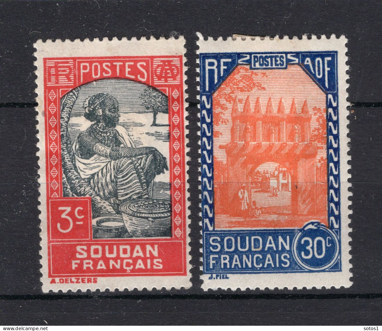 SOUDAN FR. Yt. 110/111 MH 1939-1940 - Neufs